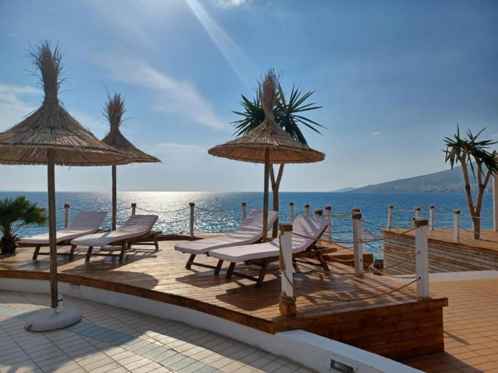 Hotel Keliani Sarande Bagian luar foto